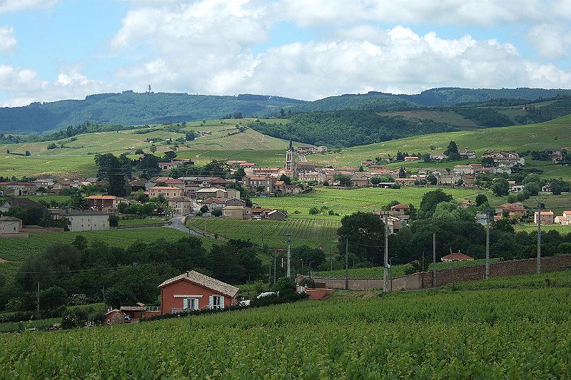 2010-06- (161).JPG - Vor uns Fleurie ...